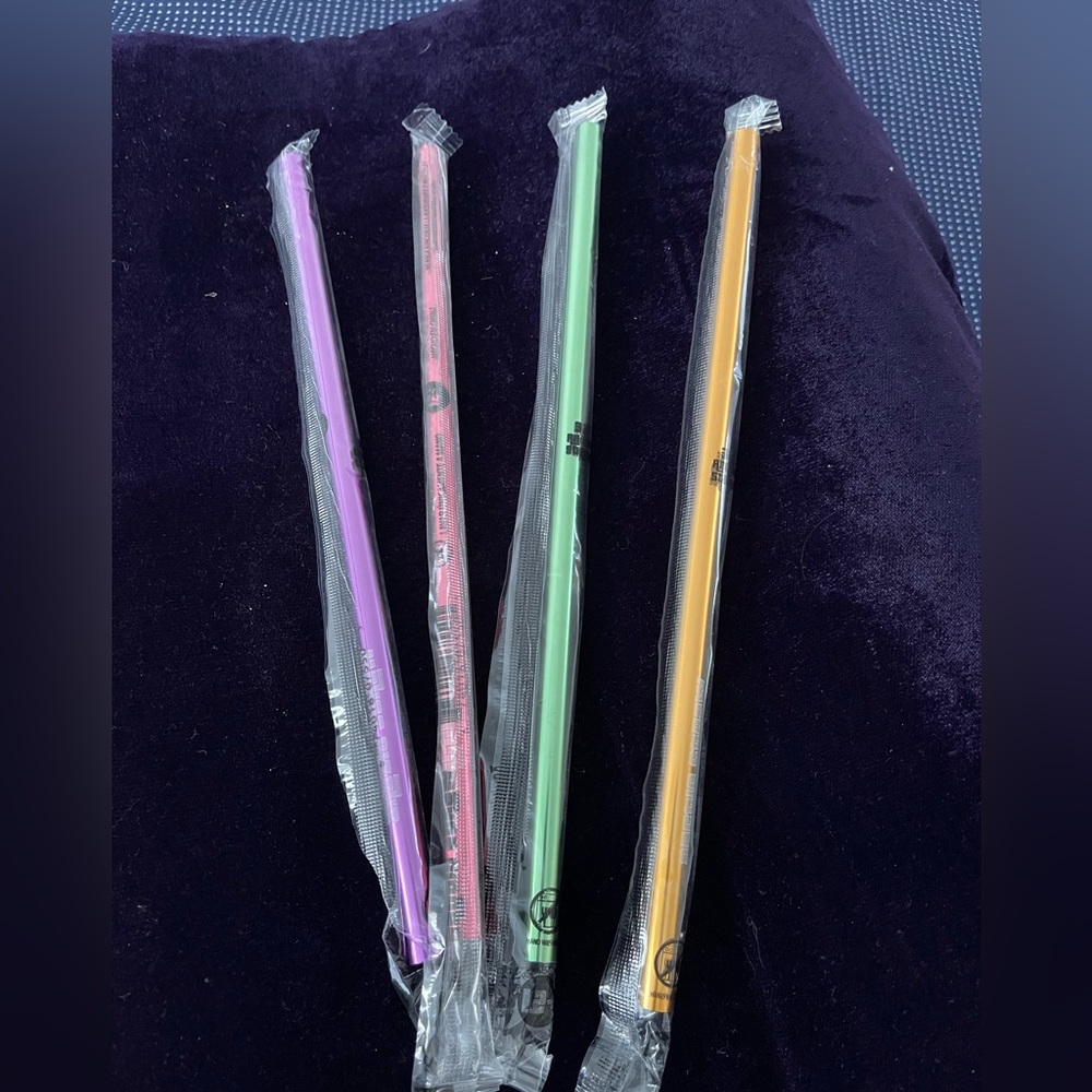 Reusable Silicone Boba Straws, Extra Large Bubble Tea Smoothie Straws, Pack of 4